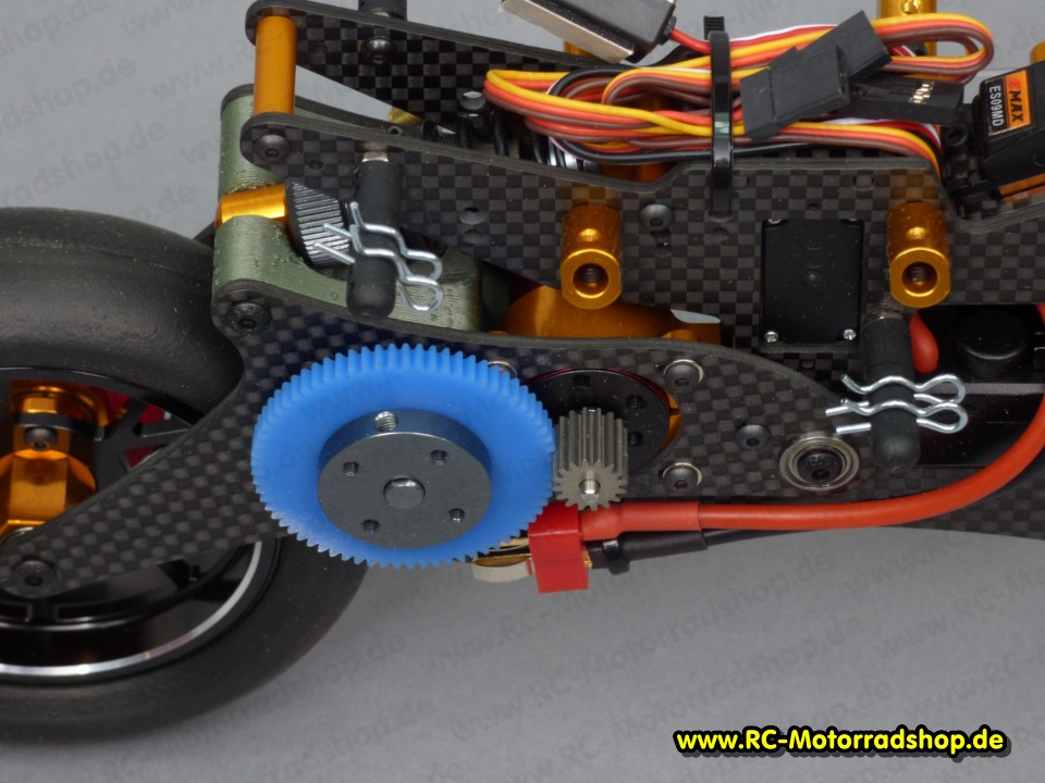 Z-218B: Motorradmodell Z-218B im Maßstab 1:8 von ZH-Racing (inkl. Brushless-Set + 2 Servos) Z-218B